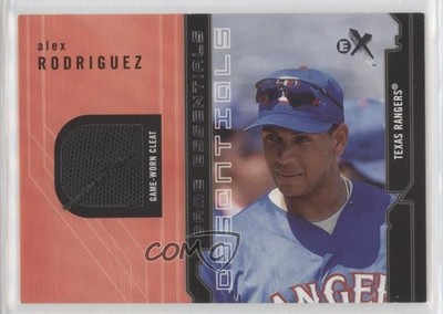 2002 E-X Game Essentials Game Used Alex Rodriguez a4s