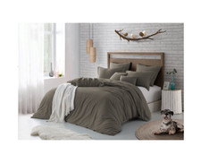 Swift Home Full/Queen Bedding Microfiber Duvet Cover Sham Bedding Set, Prewash