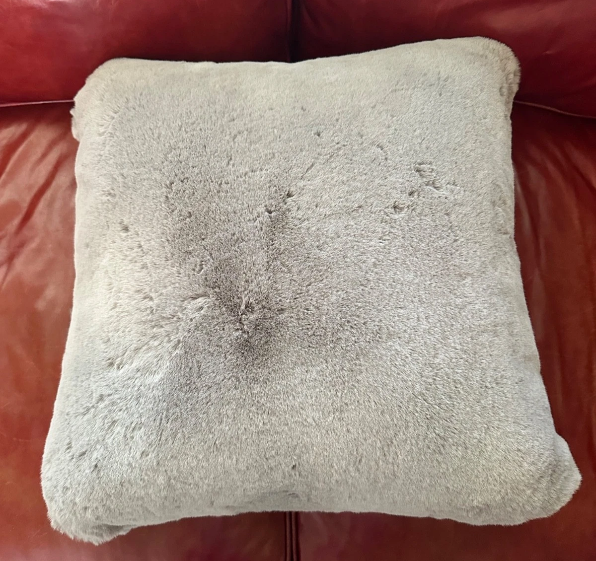 Restoration Hardware Faux Fur Pillow - Thumbnail 2