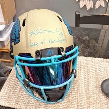 jacksonville jaguars Fred Taylor  hydro 3 color auto  full size helmet Beckett 
