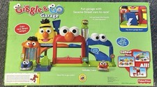 Rare Sealed Fisher-Price Sesame Street Giggle 'n Go Garage playset - 2007