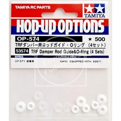 Tamiya Hop-Up TRF Damper Rod Guide & O-Ring Set (4 Sets) #53574