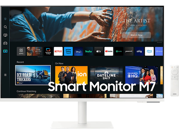 Monitor - Samsung Smart Monitor M7 LS32CM703UUXEN , 32", UHD 4K, 4 ms, 