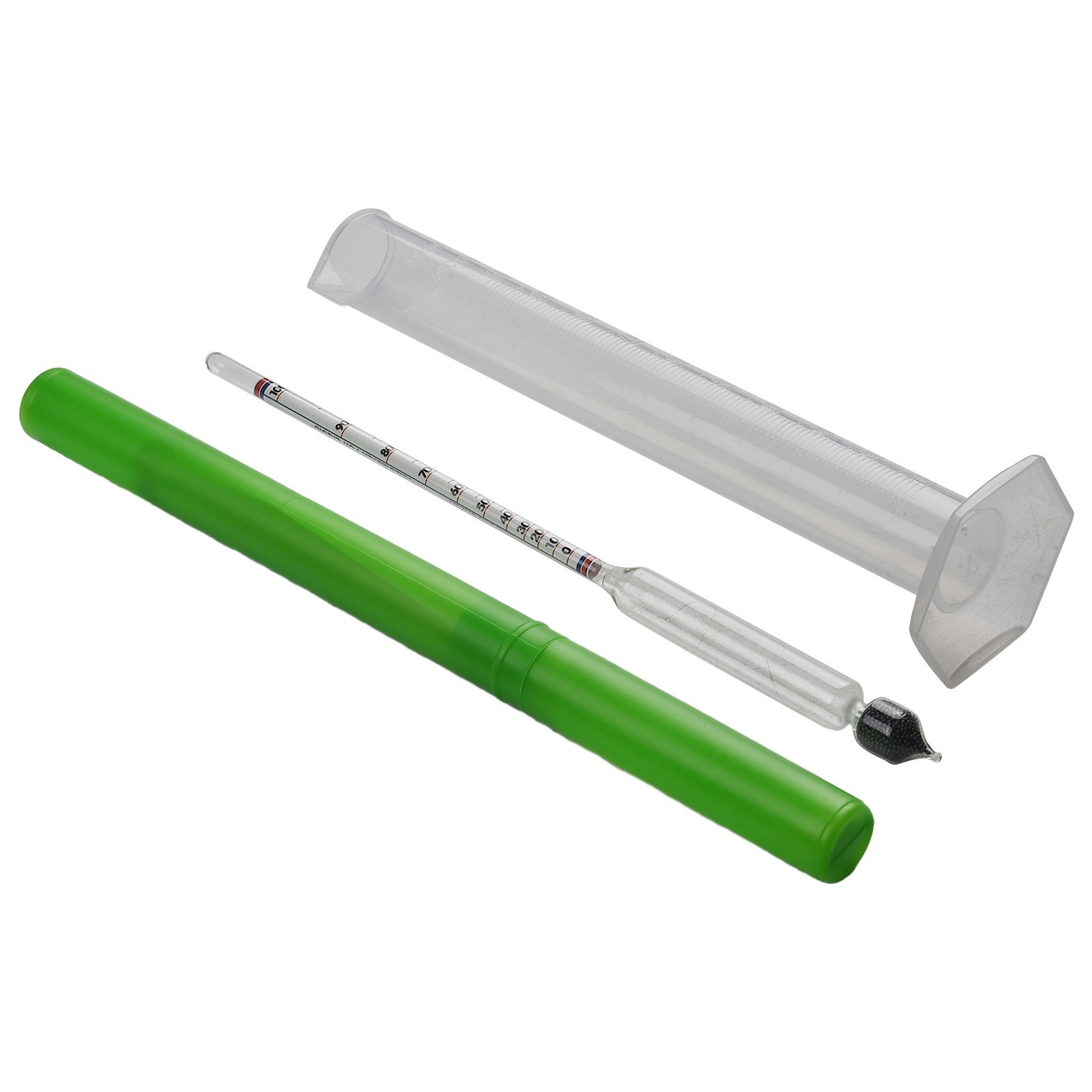 Alcohol Hydrometer Distilling 0-Spirit Meter With Measuring Cup Tester