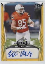 2023 Leaf Draft Auto Gold Will Mallory #BA-WM1 Auto 13c5