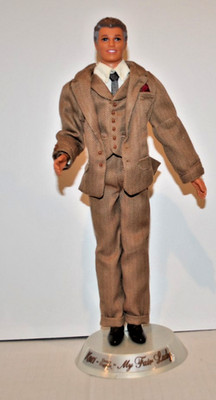 BARBIE KEN DOLL AS HENRY HIGGINS ''MY FAIR LADY '' W PLASTIC STAND