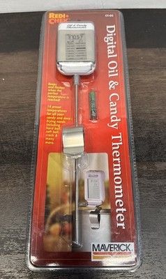 Maverick Redi-Chek Digital Oil & Candy Food Thermometer 8'' (CT-03)