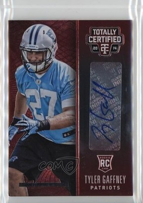 2014 Panini Totally Certified 4/50 Tyler Gaffney #110 Auto RC 1h9h