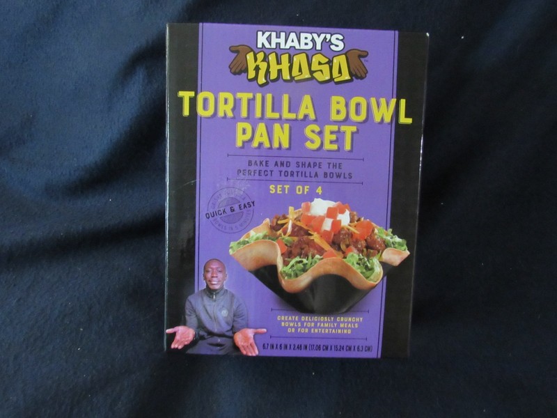 Tortilla Bowl Pan Sete, 4-pk Khaby's Khasa. NIB