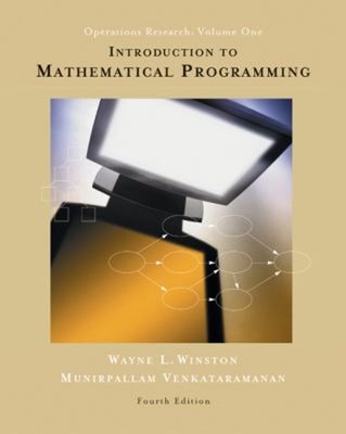 Introduction to Mathematical Programming Hardcover