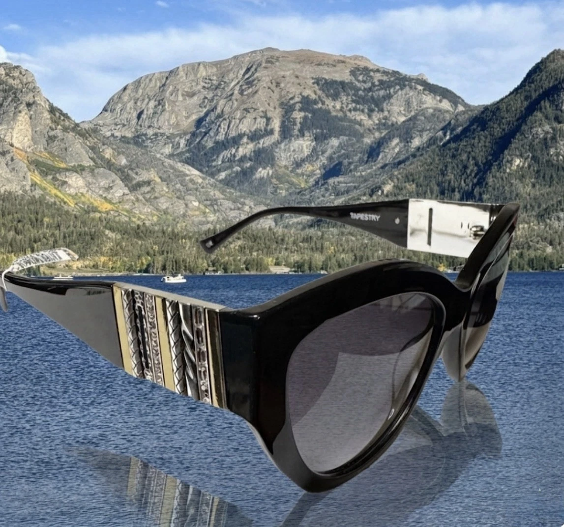 Brighton Black Oval Sunglasses for Women for sale | eBay display picture 1