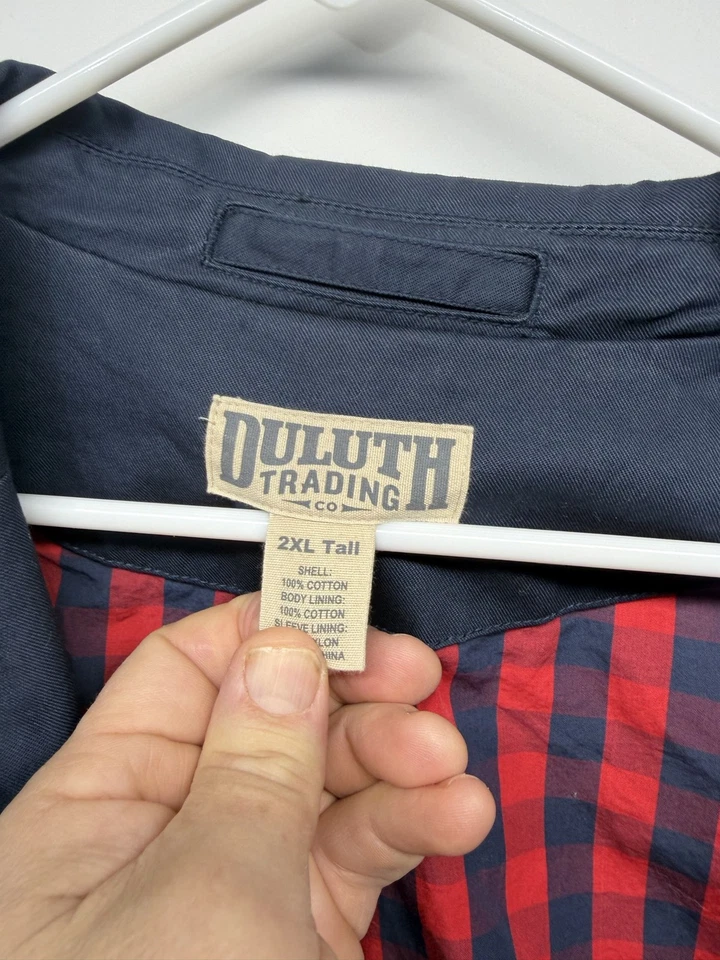 Chaqueta de trabajo Duluth Trading Co 2XL alta forrada de lona para hombre Foto 2 de 4