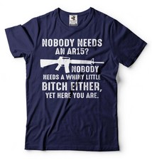 Funny AR-15 Shirt Pro Gun 2nd Amendment Shirts Gun Lover Gifts USA Patriotic Tee