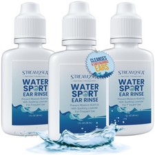 Stream2Sea Water Sport Ear Rinse (3 Pack) – Biodegradable Ear Drops with Oregano