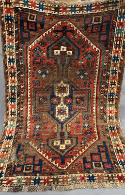 Above 100COLLECOTRS' ITEM Antique 4TH Quarter 19Th Century Caucasian Karachop Ru