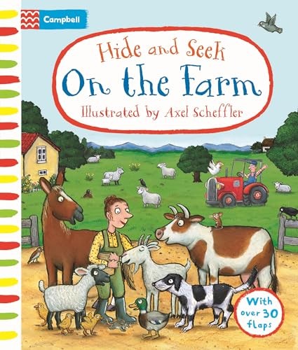 Campbell Books - Hide And Seek On The Farm A Lift-The-Flap Book With - G245Z-image