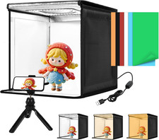 Light Box with Tripod, 12/16/20/24/32 Inch Lightbox with CRI 95 120 White Warm L