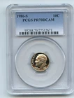 1986-S Roosevelt Dime Proof — photo from another recent sale