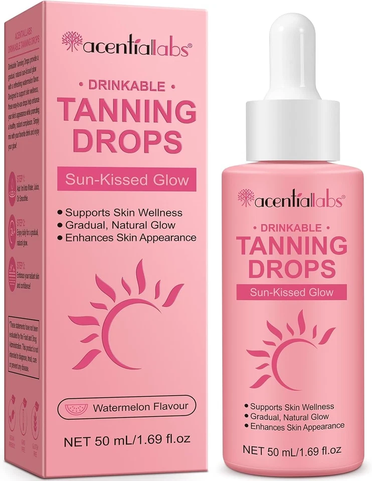 ZYRANOVAE Sunless Tanning Drops To Drink,Face Tanning Drops,Moisturizing Bronzing Tanner