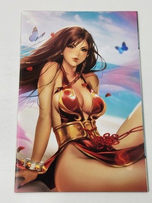 Street Fighter Masters Chun-Li 1 Leirix Li Red  PUREart Variant LE #228/333 COA