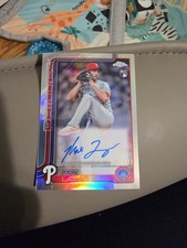 2025 Topps Chrome - Rookie Autographs Max Lazar #RA-ML Refractor /499 (AU, RC)