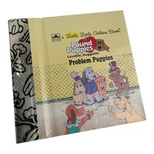 Vintage Hardees Pound Puppies Problem Puppies 1986 Little Little Golden Book