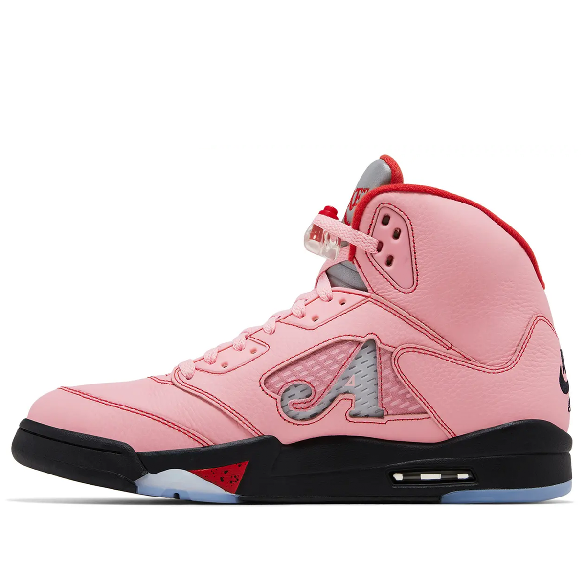 Size 11.5 - Awake NY x Air Jordan 5 Retro Boro - Arctic Pink for