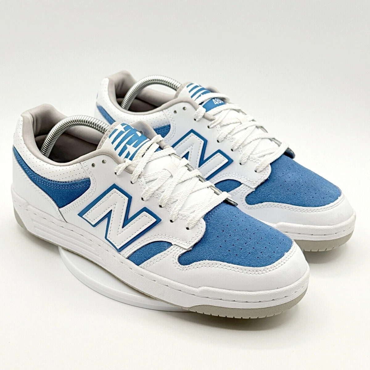 New Balance 480 White Royal Blue Suede for Sale 