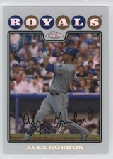 2008 Topps Chrome Refractor Alex Gordon #107 0a4r