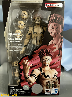 Bandai S.H.Figuarts Jujutsu Kaisen Ryomen Sukuna PVC&ABS Action