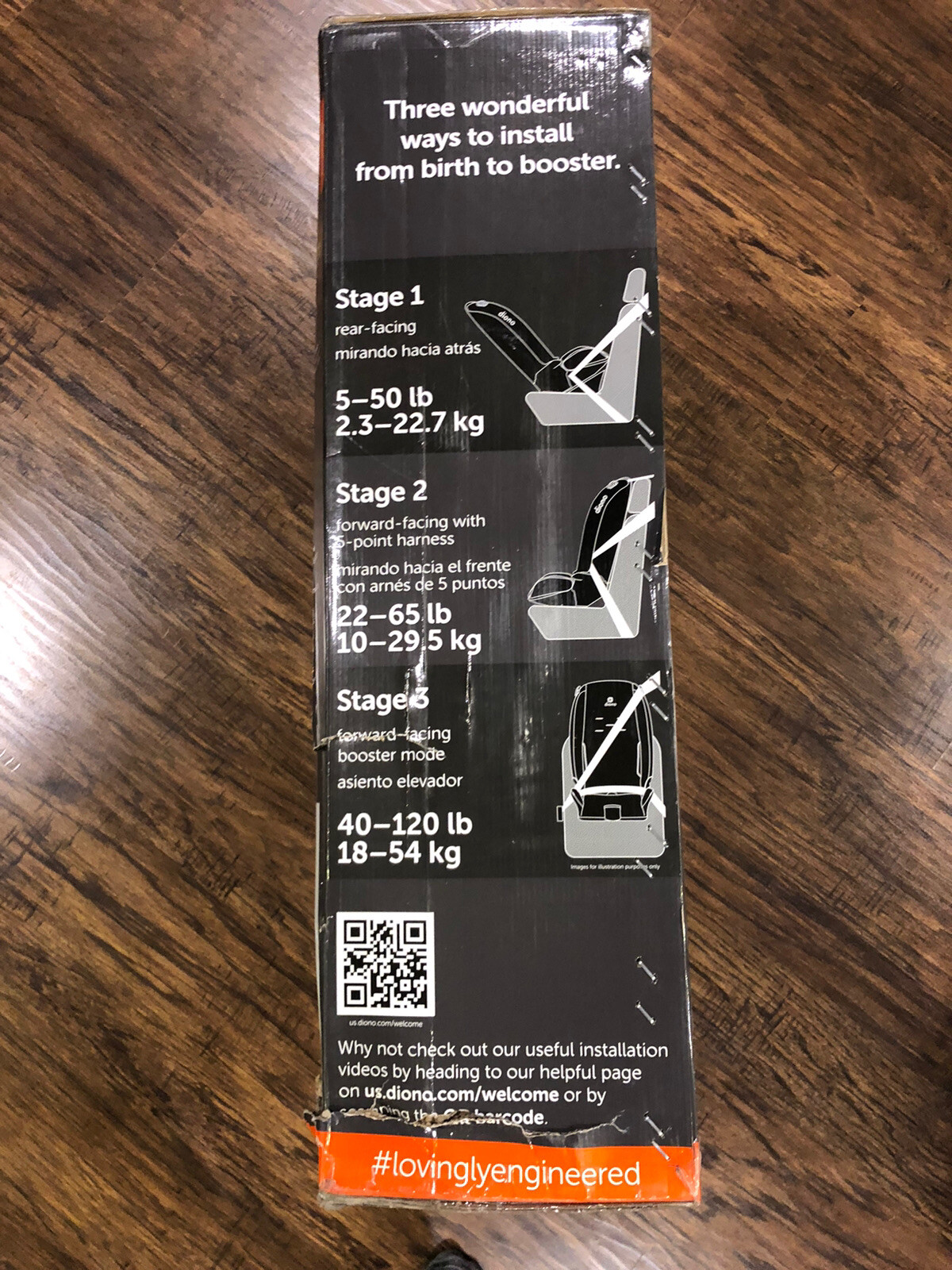 DIONO RADIAN 3R Latch Ultra Child Car Seat New In Damaged Box Slate