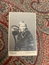 CDV Victorian Baby Sitting on Chair Birmingham Tuffield