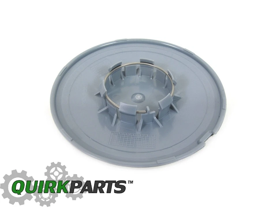 2012-2017 FIAT 500 BLACK WITH CHROME TRIM SINGLE ALLOY WHEEL CENTER CAP MOPAR - Image 4 of 4