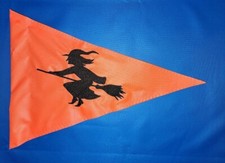 Custom Triangle Witch Safety Flag ATV Recumbent Trike Made to fit all whips