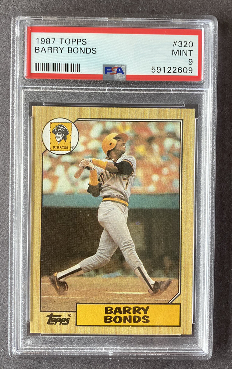 1987 TOPPS BARRY BONDS PSA 9 MINT!! ROOKIE RC  view 3