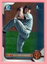 2022 Bowman Draft Chrome William Kempner 1st Bowman #BDC-3 Giants QTY