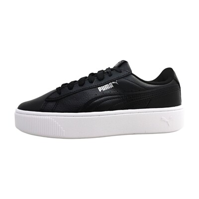 Puma Vikky Stacked L Damenschuhe Schnürschuhe Sneaker low Schwarz Freizeit