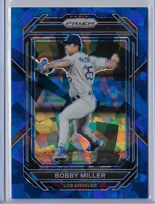 2023 Panini Prizm - Bobby Miller #154 Blue Ice Prizm (RC)