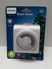 Philips Home Basic Timer Indoor Programmable Daily Cycle Polarized 2 Outlet 