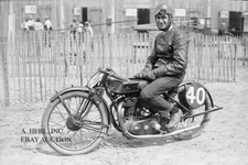 Sunbeam factory racer Francisquet 1925 French Grand Prix Montlhery photo motor