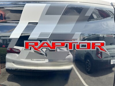2024-2026 Ford Ranger Raptor Tailgate Emblem Insert - Official Licensed ...