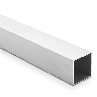 Alu Box 25mm x 50mm Profil 16g 1,5mm Wand 1mm lang 1'' x 2'' Rechteck 1m