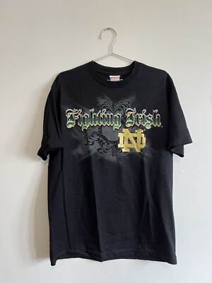 Y2K Foot Locker Notre Dame Fighting Irish Football T-Shirt NCAA Men s Large
