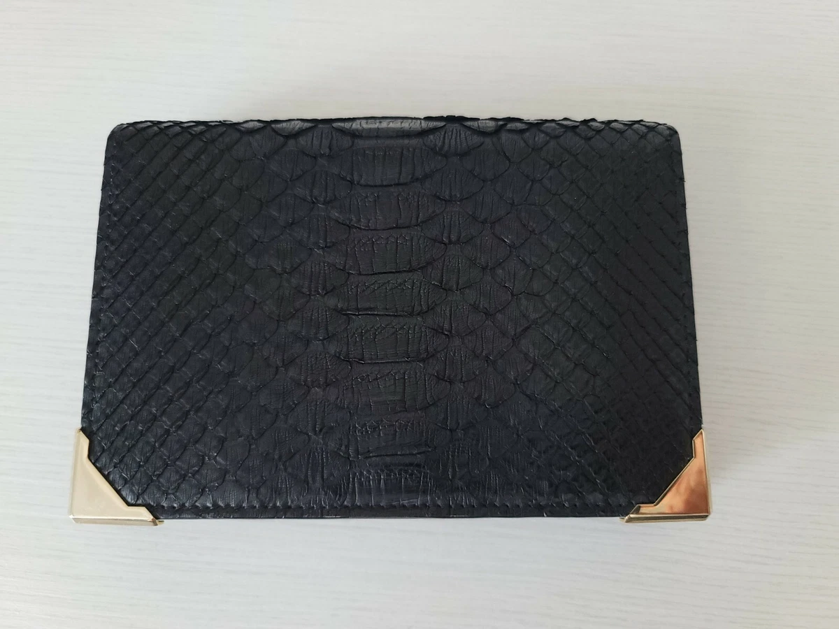 ALEXANDER WANG Prisma Python Skin Skeletal Biker Wallet eBay