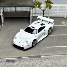 Sparky 1/64 Scale Porsche 911 GT1 White Diecast Car Model Toy Gift NIB
