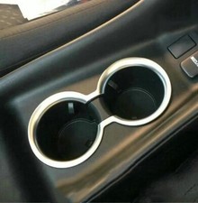 For 2016-2022 Toyota Prius Chrome Interior Center Console Cup Holder Cover Trims