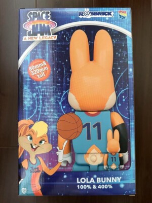MEDICOM TOY R@BBRICK LOLA BUNNY 100％ & 400％ Space Jam A New
