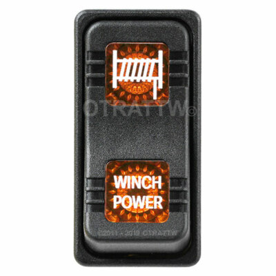 OTRATTW Carling Tech Contura X Rocker Switch, Polaris, WINCH POWER ...