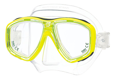 Tusa Freedom Ceos Mask Scuba Diving, FreeDiving, Snorkeling Yellow M-212-FY