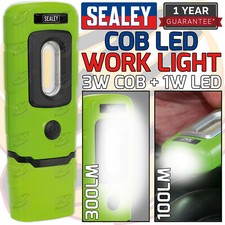 SEALEY COB LED Work Light Torch Li-Polymer Rechargeable Cordless Inspection Lam